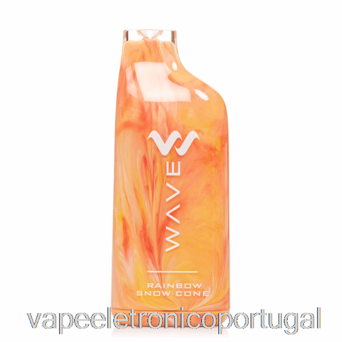 Vape Eletrônico Wavetec Wave 8000 Cone De Neve Arco-íris Descartável
